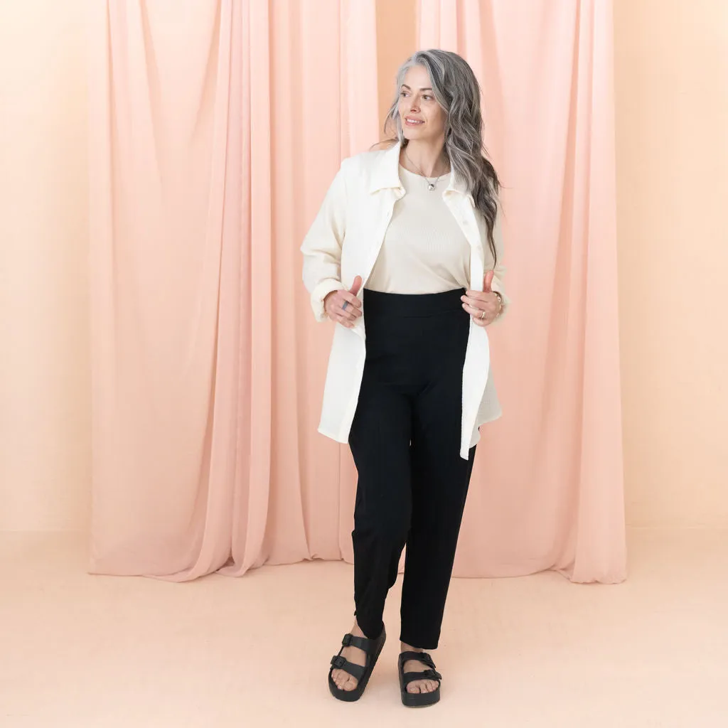 The Airy Gauze Button-Up