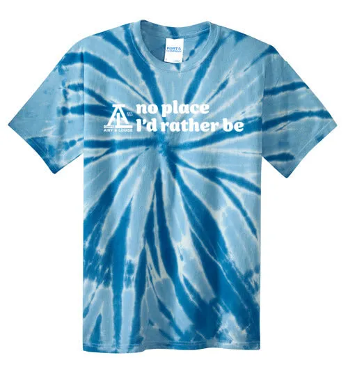 Tie-Dye T-Shirt - No Place I'd Rather Be