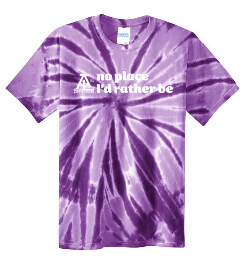 Tie-Dye T-Shirt - No Place I'd Rather Be