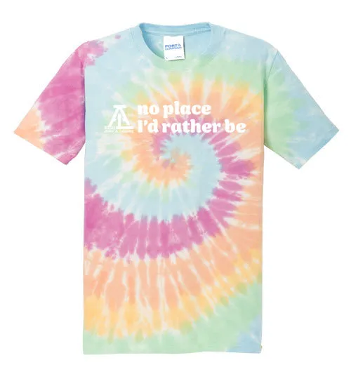 Tie-Dye T-Shirt - No Place I'd Rather Be
