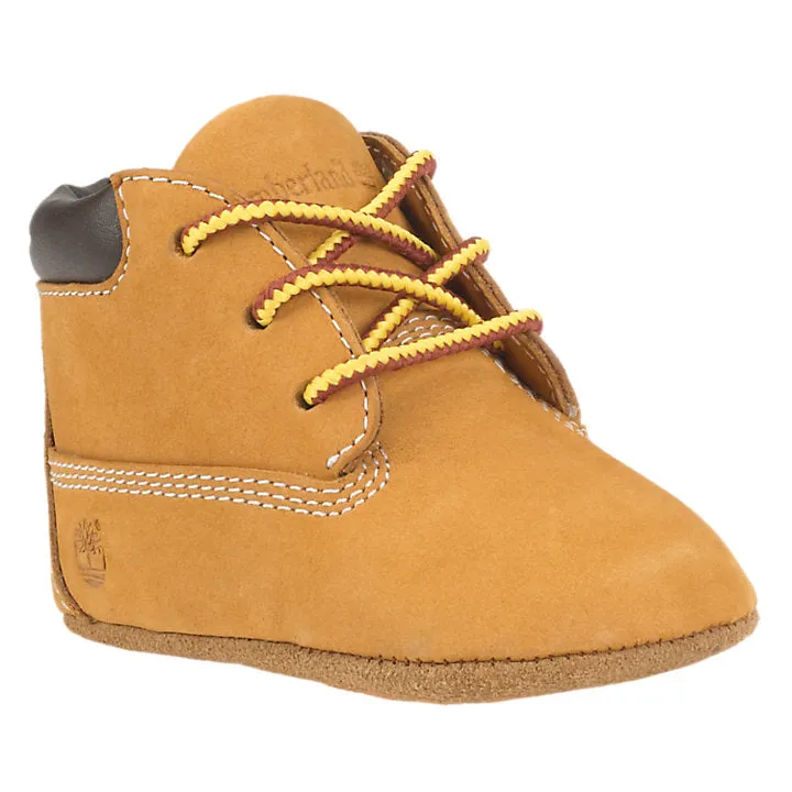 Timberland Wheat Crib Booties with Hat