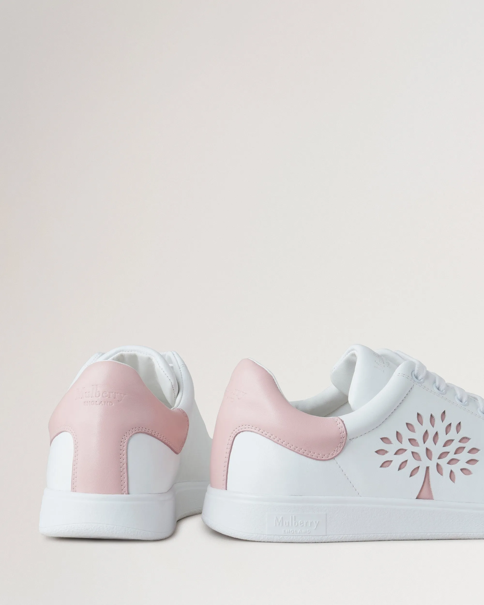 Tree Tennis Trainers Powder Rose Bovine Leather
