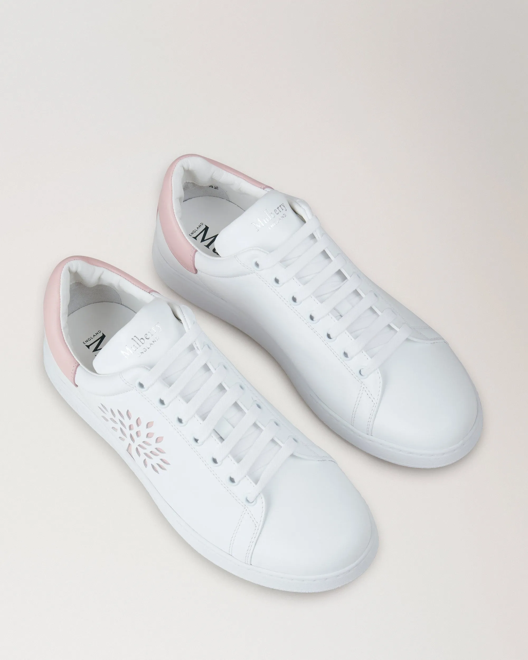 Tree Tennis Trainers Powder Rose Bovine Leather