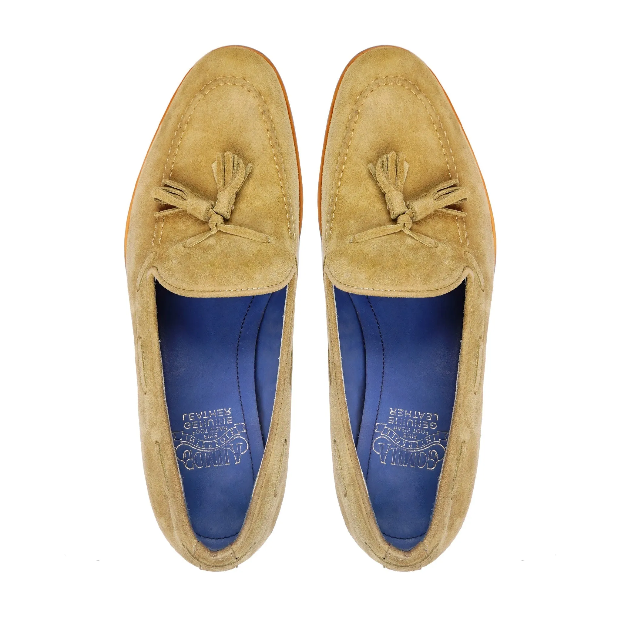 Tuscana - Men's Camel Kid Suede Loafer