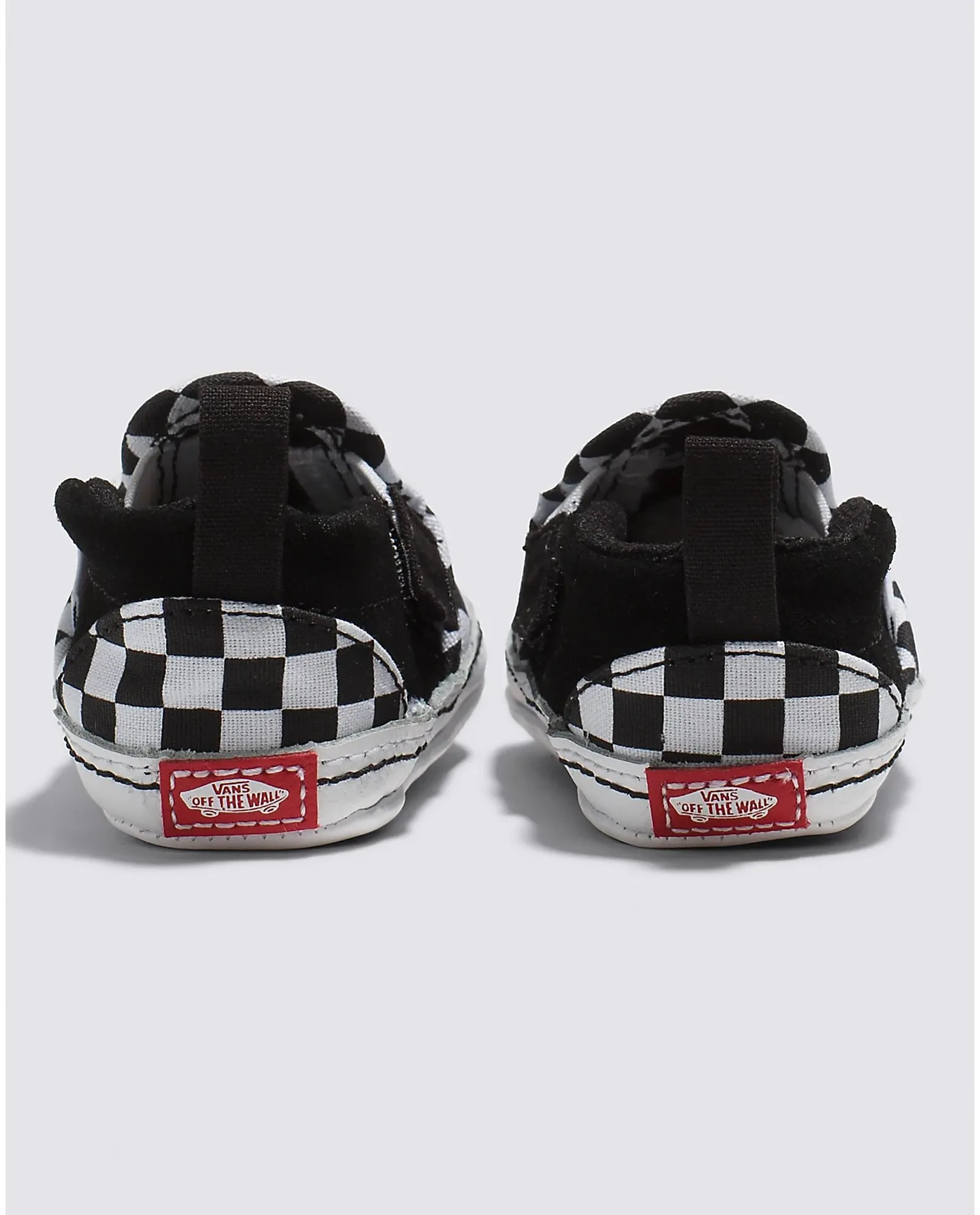 Vans Slip-On V Crib Shoes Checker Black / True White