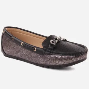 Women "BLANCA" Sparkle Moccasins