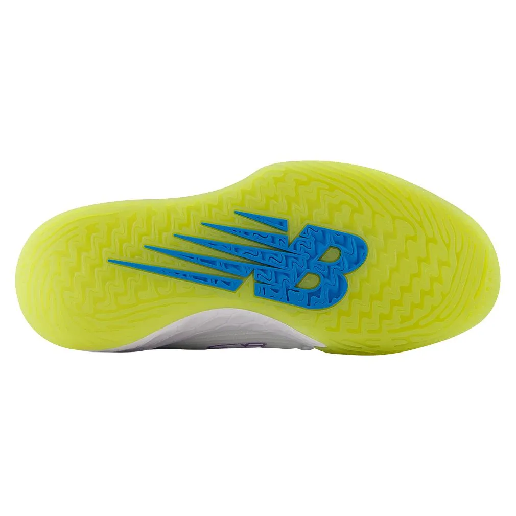 Women's Fresh Foam X CT-Rally B Width Tennis Shoes White and Purple Fade
