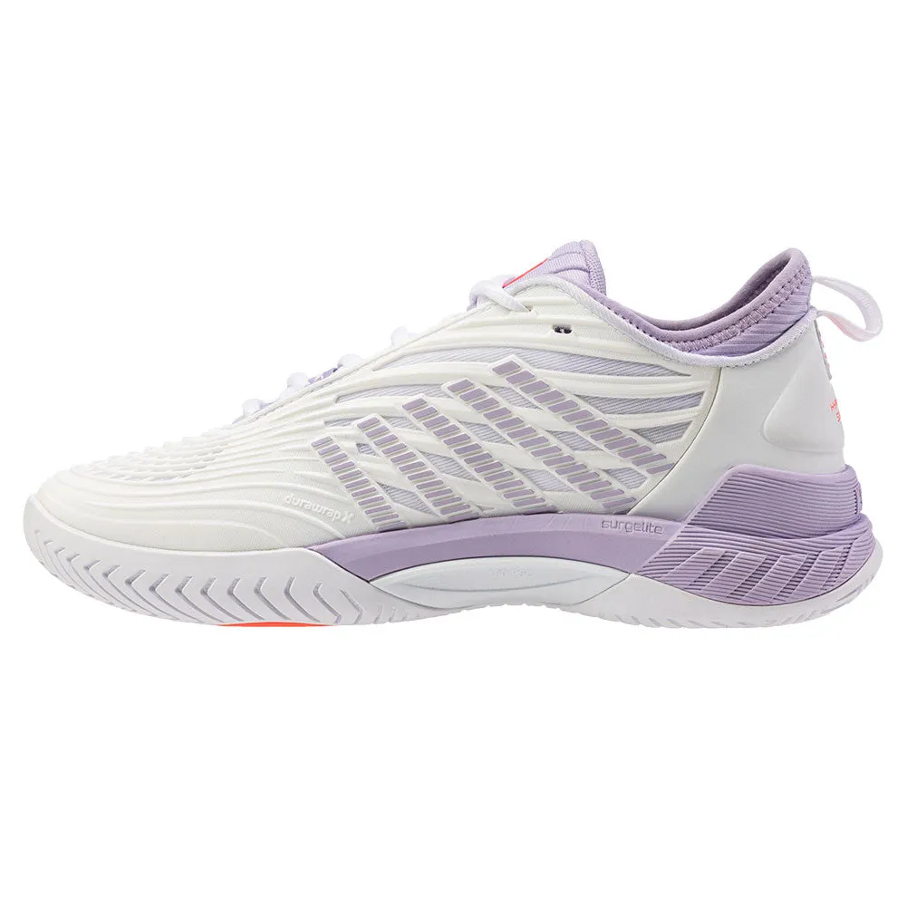 Women`s Hypercourt Supreme 2 Tennis Shoes White and Orchid Petal