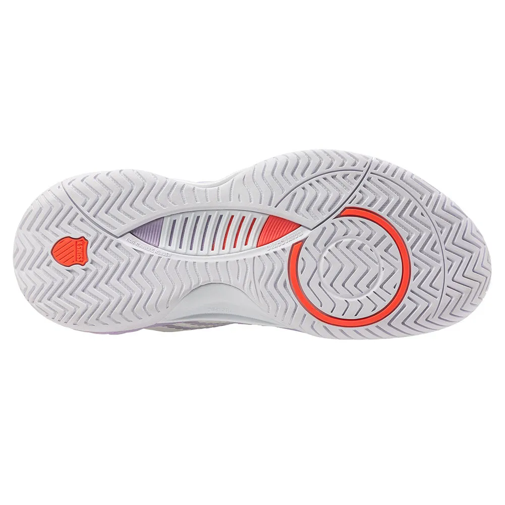 Women`s Hypercourt Supreme 2 Tennis Shoes White and Orchid Petal