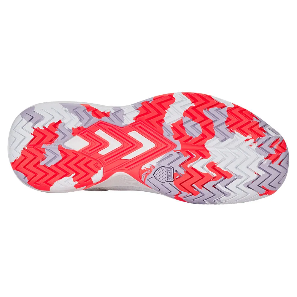Women`s Ultrashot Team Tennis Shoes White and Orchid Petal