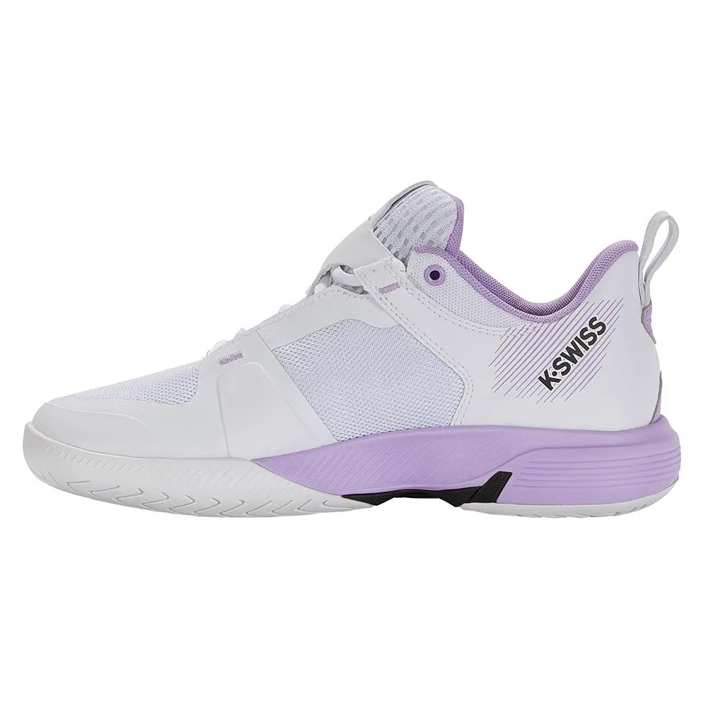 Women's Ultrashot Team Tennis Shoes White and Purple Rose