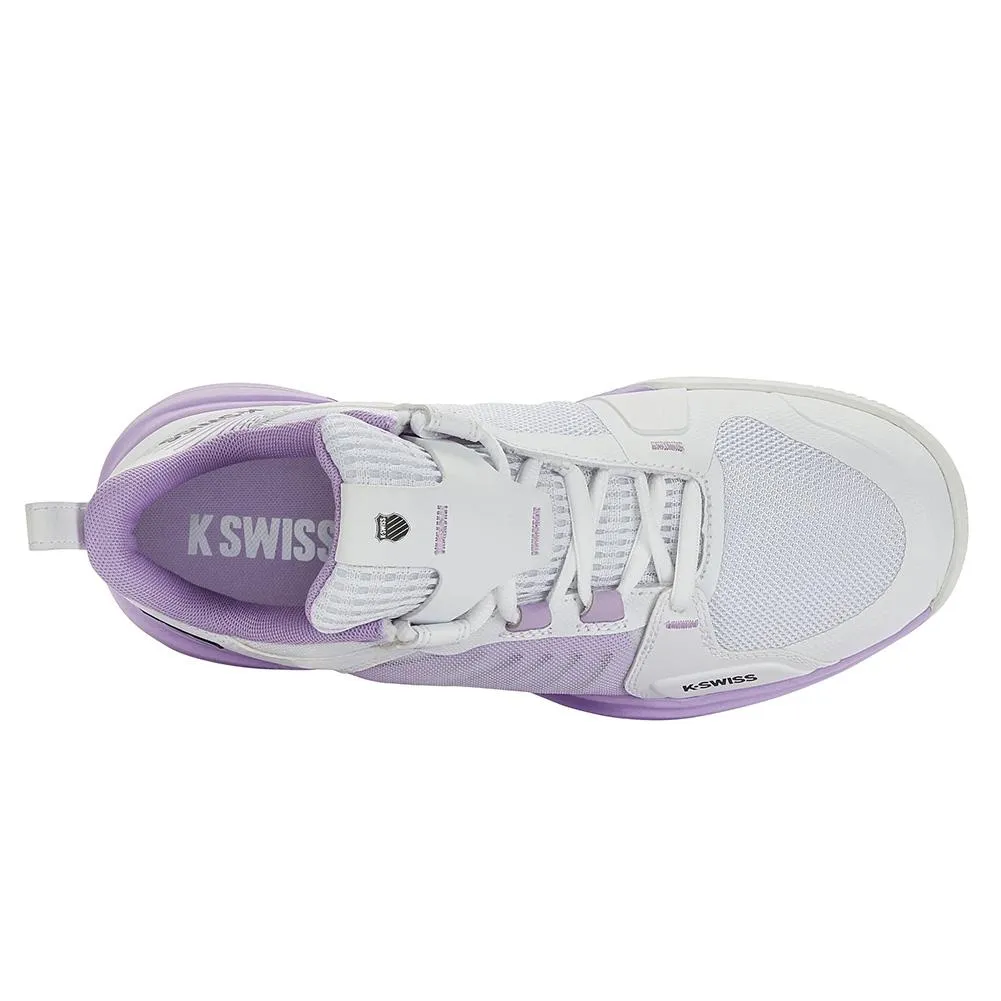 Women's Ultrashot Team Tennis Shoes White and Purple Rose