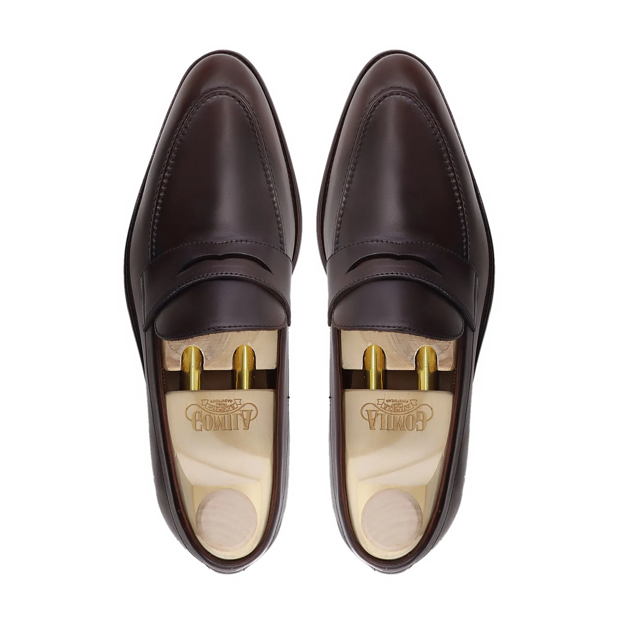 Yudell - Men's Dark Brown Calf Leather Loafer
