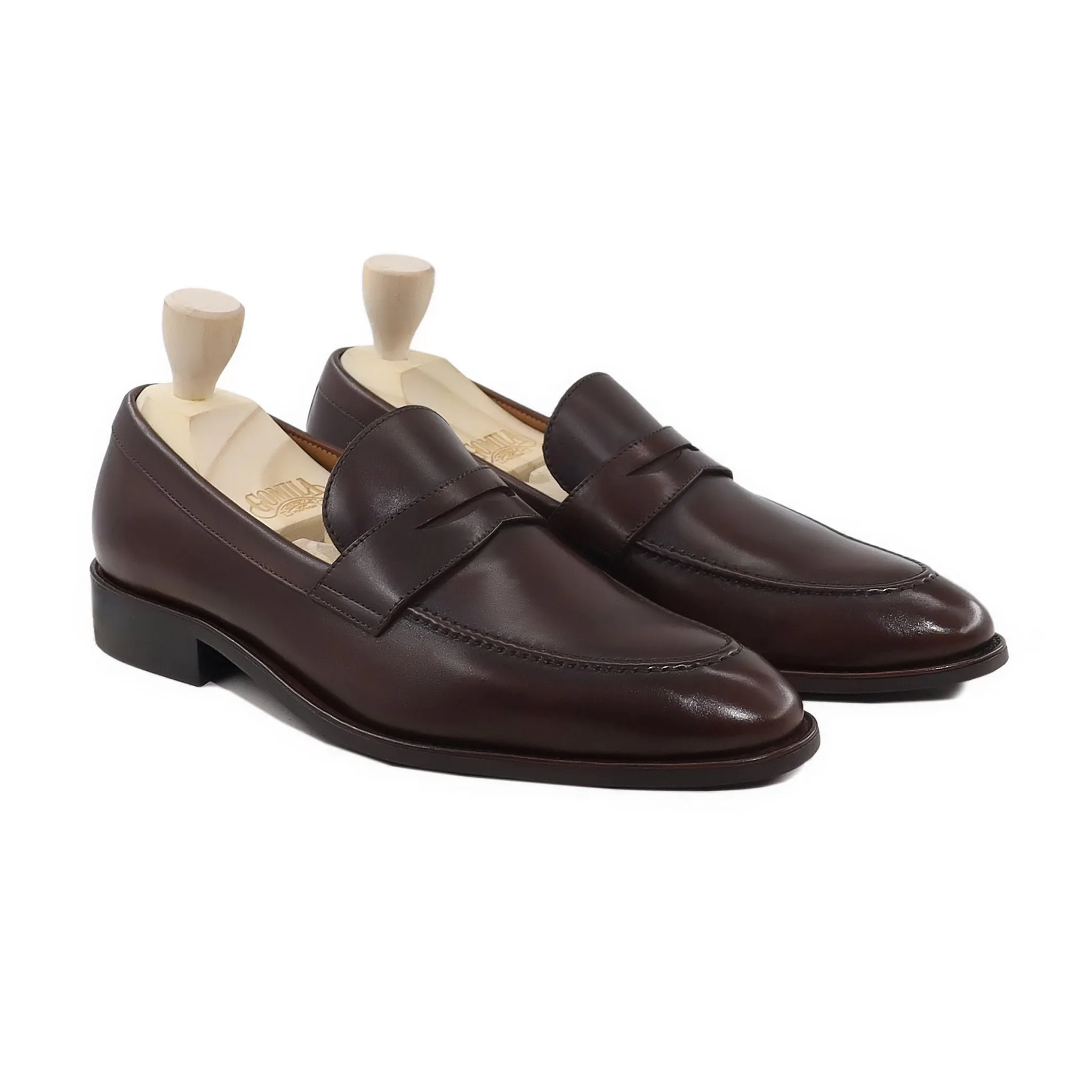 Yudell - Men's Dark Brown Calf Leather Loafer